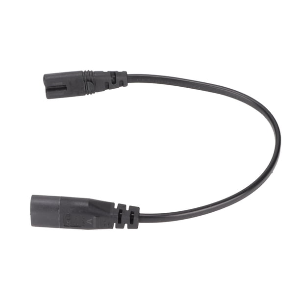 Cable De Extensión IEC320 C8 A IEC320 C7, Adaptador De Corriente De Extensión Conductor De Cobre Puro Cubierta Exterior De PVC Profesional Para Ordenador Portátil