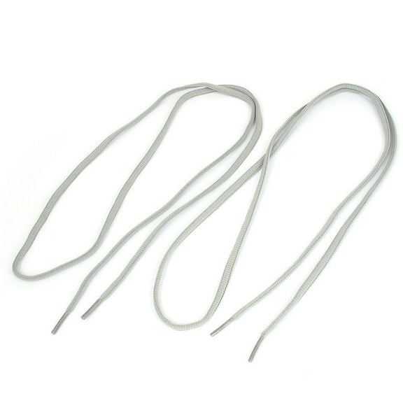 INSPIRE CHIC Round Shoelaces Sneakers Boots Shoes Laces Cords 1 Pair for Unisex Footwear Gray 110cm