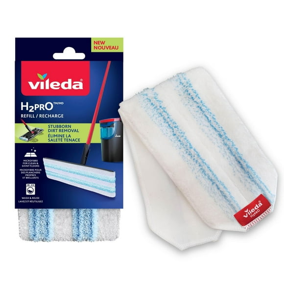 H2prO Microfibre Mop Head Replacement Refill, Washable & Reusable, Reusable Mophead Replacement