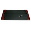 Burgundy Leather 22 x 14 Side-Rail Desk Pad