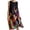 Purple, variant on Women s Stretch and Comfortable Casual Beach Dress Flame Print Long Dress for Women Casual Everyday Wear Purple XL