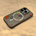 thumbnail image 3 of Art Graffiti Wireless Charging MagSafe Phone Case for iPhone 14 15pro max 15 13 Pro 12 Frosted Watercolor Hard Acrylic Cover (WHITE,for iphone14Plus(6.7inch)), 3 of 6