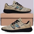 thumbnail image 3 of Dragonfly Whisper Words Of Wisdom Let It Be Shoes Sneakers Black Size 8, 3 of 7