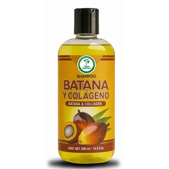 Batana Oil Shampoo with Collagen, Rosemary & Aloe Vera – Nourishing & Moisturizing – 16.9 fl oz – Salt-Free, Paraben-Free – For Dry & Thinning Hair–Men & Women–Supports Healthy-Looking Hair & Fullnes