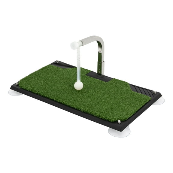 Golf Swing Trainer with Adjustable Ball Mount Height, 360° Rotating Automatic Ball Return, Perfect for Golf Practice at Home