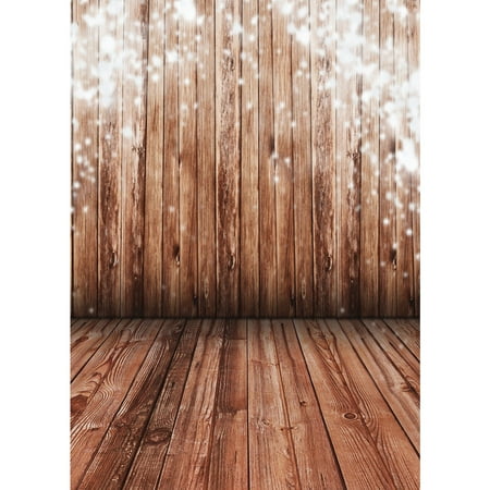 Image of LELINTA Studio Christmas Theme Photo Video Photography Backdrop 7x5ft Multicolor Optional Printed Christmas Gifts Wood Floor Brick Winter Sparkle Vinyl Fabric Party Decorations Background Screen Props