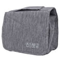thumbnail image 1 of Bolsa de maquillaje Bolsa de viaje de gran capacidad Bolso de almacenamiento portátil a prueba de humedad a prueba de polvo (gris), 1 of 14