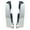 Chrome 1 pair, variant on For KIA Sportage 2011 To 2016 C Pillar Garnish Door Rear Frame Garnish Molding Cover Trim 832703W000 832803W000