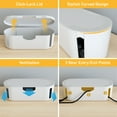 thumbnail image 5 of D-Line Cable Management Box, Hide Power Strips & Cords - Large, White, 5 of 9