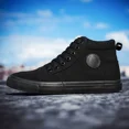 thumbnail image 2 of Zapatos de lona de alta calidad para hombre, zapatos informales de moda de alta calidad para hombre, zapatillas transpirables con cordones, zapato vulcanizado cómodo para estudiantes, 2 of 4