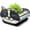 Little Black Cat, variant on Cactus Black Cat Planter, Cute Small Stained Glass Flower Pot,Terrarium Planter for Tabletop Houseplants,Gifts for Cat Lovers 4.33x3.54x2.95 in (Flower Pot Does not Include Plants)