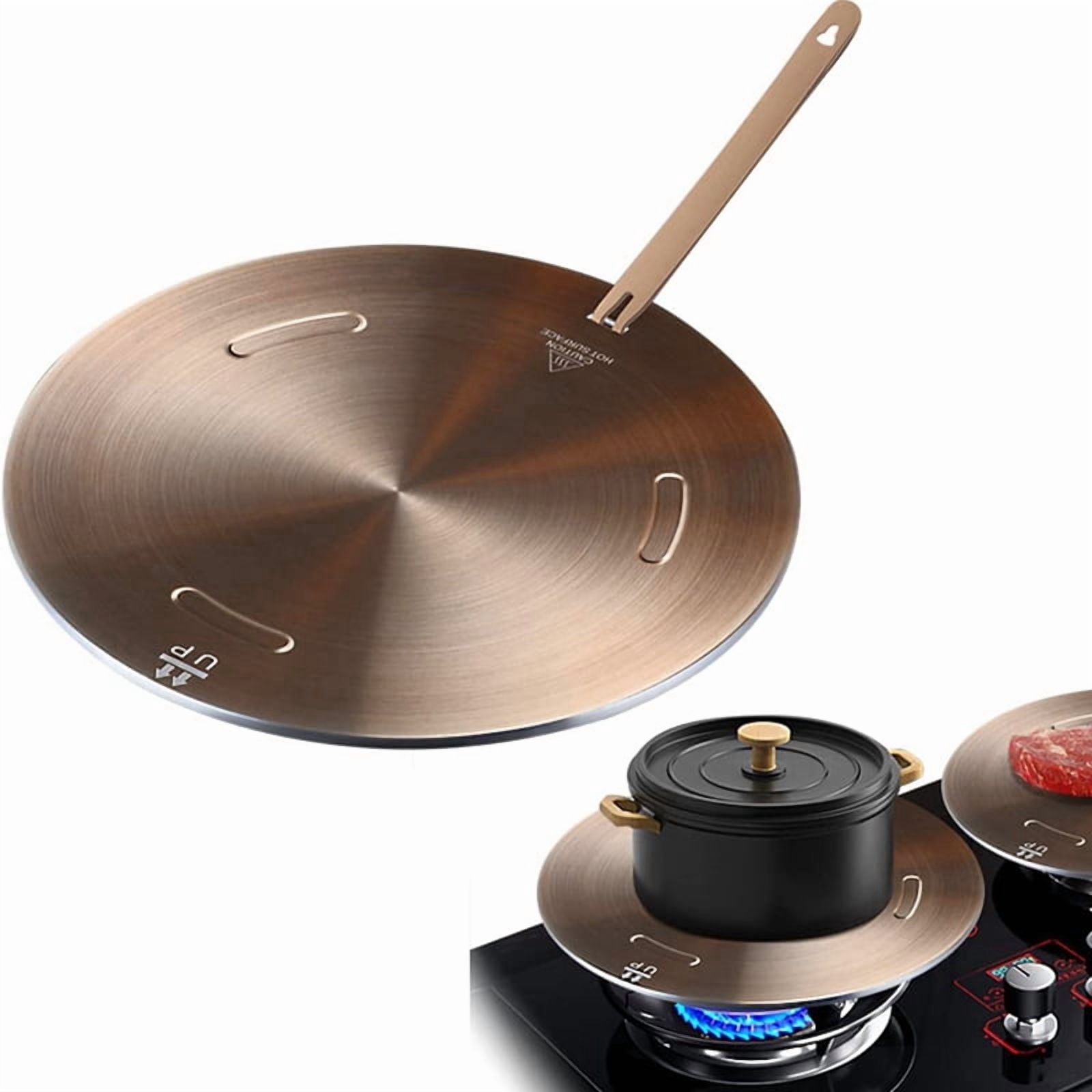 Diffuser Heat Conducting Plate, Cooking Kitchen Thickened Non-Slip Stove Gas Heat Conducting Plate 240x3.4mm