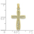 thumbnail image 4 of 10K Yellow Gold Cross w/Filigree Center Charm - 25.6mm, 4 of 6