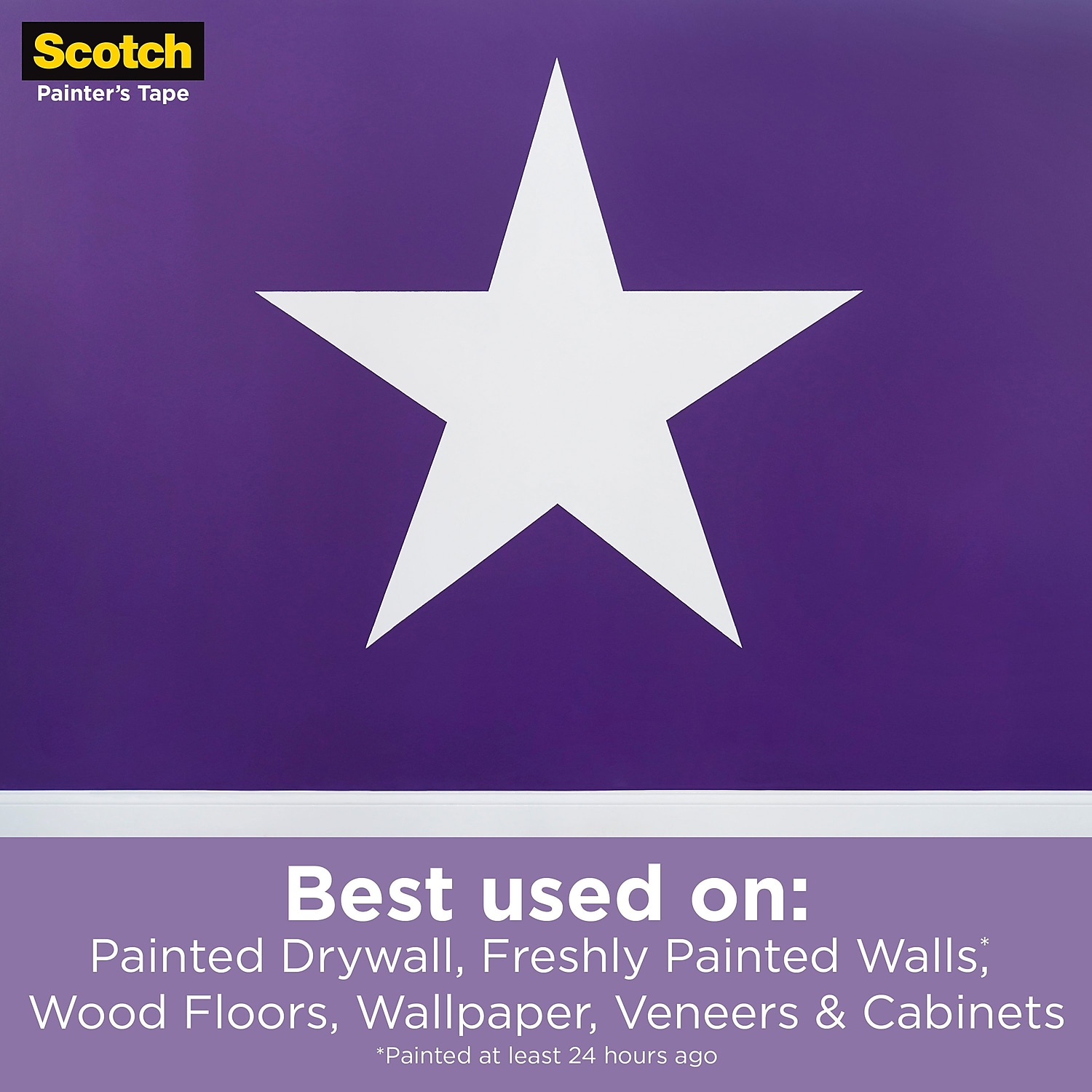SI Products ScotchBlue WALLS + WOOD FLOORS Painter's Tape T935208012PK