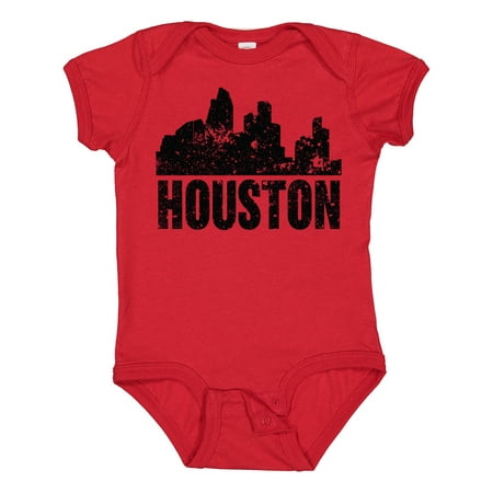 

Inktastic Houston Skyline Grunge Boys or Girls Baby Bodysuit