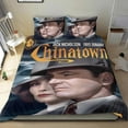 thumbnail image 1 of Barrio Chino Conjunto de sábanas temático, trío de piezas, cómodo y amigable con la piel, diseño único, regalo de decoración para el hogar para familiares, amigos y fans,140cm *210cm, 1 of 6