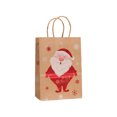 thumbnail image 2 of Matsuzay Amplia gama portátil ampliamente utilizada de la capacidad grande de las bolsas de papel de Brown de la Navidad de usos Kits de decoración para fiestas 025-5 21*15*8, 2 of 6