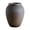 Middle, variant on KGJQ Retro Round Ceramic Vase, Small Hydroponic Planter, Rustic Table Centerpiece Vase for Artificial Plants, Flower Arrangement
