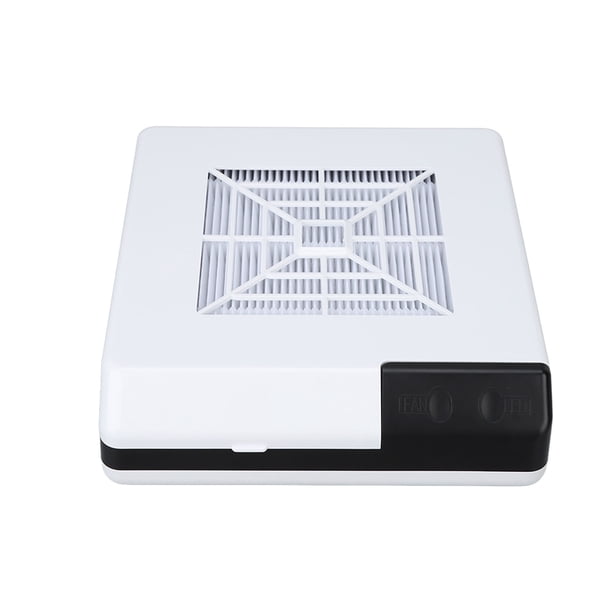 Aspiradora, Polvo De Manicura 100-240 V Herramienta De Limpieza Luz LED Colector De Polvo De Uñas Polvo Dental Recoger Esmalte Para El Hogar Para Limpiar