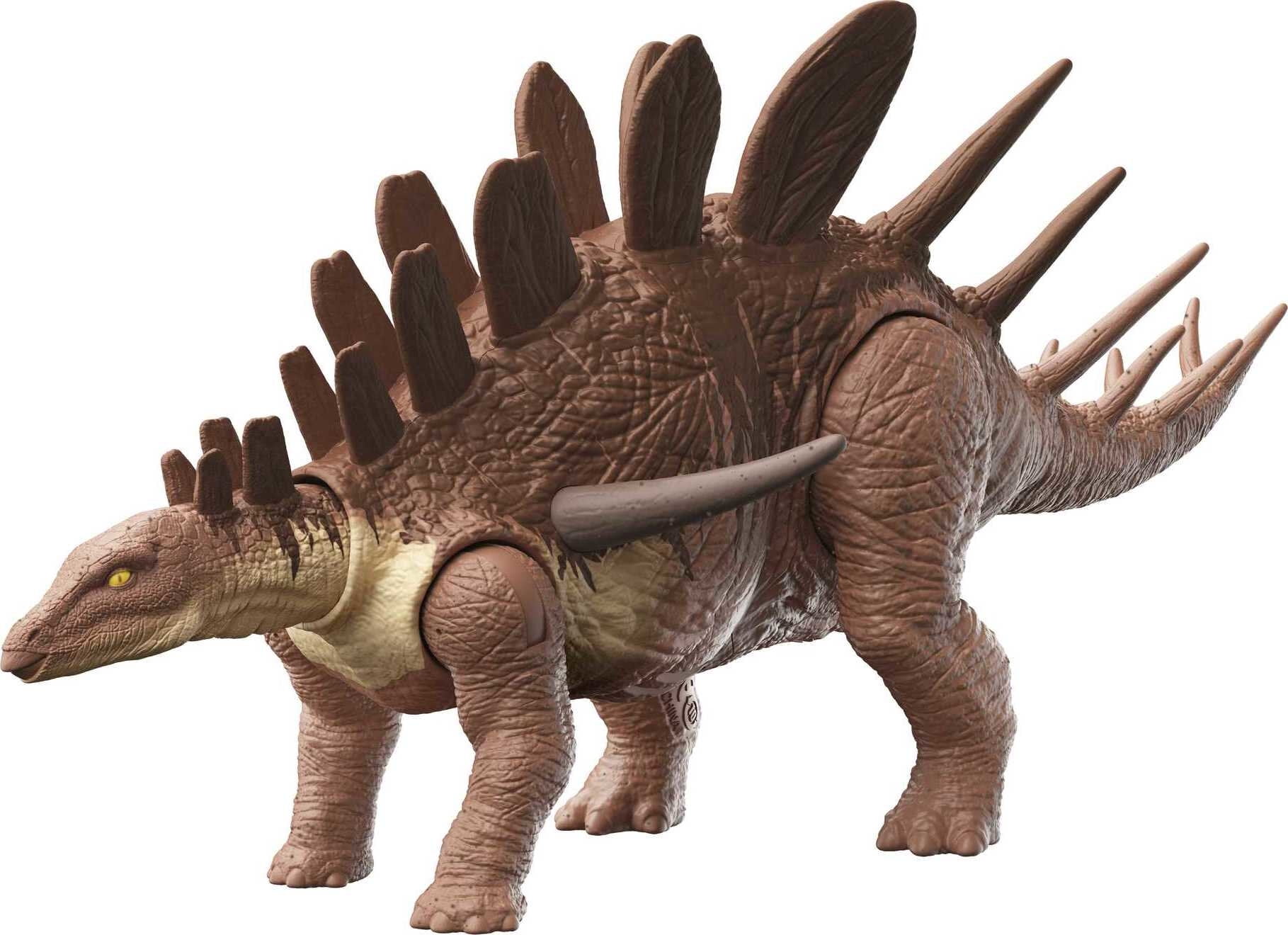 Kids Realistic Stegosaurus w/ Sound Toy Dinosaur Figure Large Roaring Animal 