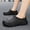 Black, variant on Imported Plus-Size Matching Couple's Chef Shoes Waterproof & Oil-Resistant Nurse & Surgical Slippers Fashionable Non-Slip Work Shoes & Rain Footwear for Daily & Outdoor Wear Black 37