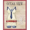 thumbnail image 2 of Paul Brent 15x18 Gallery Wrapped Canvas Wall Art Titled - Ocean View, 2 of 4