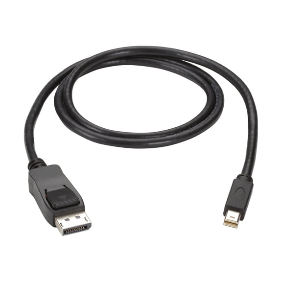Black Box ENVMDPDP-0003-MM Mini DisplayPort to DisplayPort Cable - Male/Male, 3-ft.