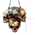 thumbnail image 3 of Gothic Cluster Suns Catcher Faux Stained Glass Halloween Tree Decor Hand Painted Scary Window Hangings Ornament For Home Bedroom Patio Indoor Outdoor, 3 of 4