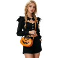 thumbnail image 6 of LILIYA Womens Halloween Pumpkin Crossbody Bags Cute Funny Candy Purse Novelty 3D Shoulder Bag Halloween Holiday Tote Handbag with Chain, 6 of 8
