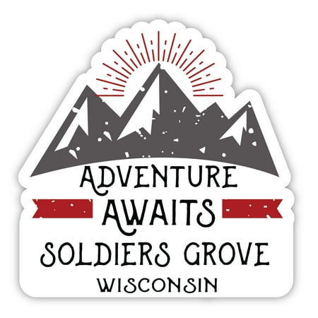

Soldiers Grove Wisconsin Souvenir 4-Inch Magnet Adventure Awaits Design