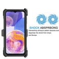 thumbnail image 3 of EBIZCITY Phone Cases for Samsung Galaxy A23 5G (2022) 6.6", [Built-in Screen Protector] Combo Holster Belt Clip [Heavy Duty] [Kickstand] Full-Body Rugged Holster Case -Black, 3 of 6