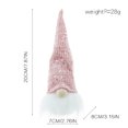 thumbnail image 2 of kladzum Christmas Gnomes Christmas Decorations Merry Christmas Decoration Lights Rudolph Dwarf Faceless Doll Gnome Ornaments, 2 of 2
