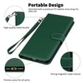 thumbnail image 2 of Allytech Wallet Case for Samsung Galaxy A21s Credit Card Slots Holder Slim PU Leather Folio Flip Wallet Phone Case, Darkgreen, 2 of 6