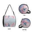 thumbnail image 3 of ZIATUBLE Butterfly Dispenser Tissue Holder Cherry Blossom Paper Towel Dispenser Case Washable Camping Tissue Box Round Tissue Paper Dispenser Organizer for Kitchen Bathroom, 3 of 7