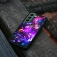 thumbnail image 4 of WIRESTER Shockproof Soft Rubber Cover Case for Samsung Galaxy S22 6.1" 2022, Purple Nebula Galaxy, 4 of 5