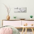 thumbnail image 2 of Stupell Industries Everyday with Intention Phrase Minimal Black White Text Inspirational Painting Gallery Wrapped Canvas Art Print Wall Art, 13 x 30, 2 of 3
