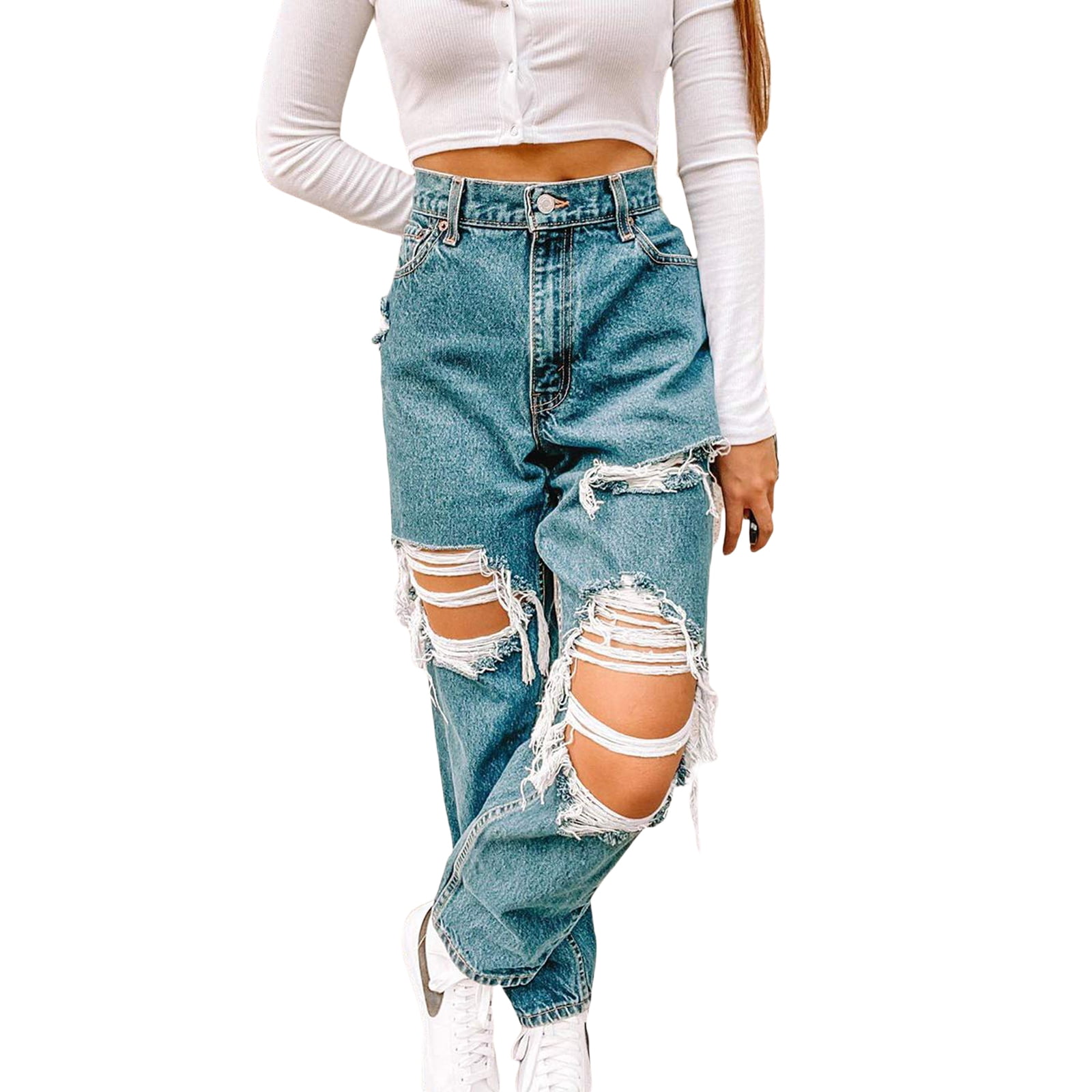 Wangsaura Women Straight Leg Jeans 