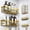 Gold, variant on odorsTT Gold Adhesive Shower Caddy, 5 Pack Rustproof Stainless Steel Bath Organizers with Large Capacity, No Drilling Shelves for Bathroom Storage & Home Decor