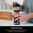 thumbnail image 4 of Ninja Blast 18 oz. Portable Blender with Leak Proof Lid and Easy Sip Spout, Black, BC151BK, 4 of 19