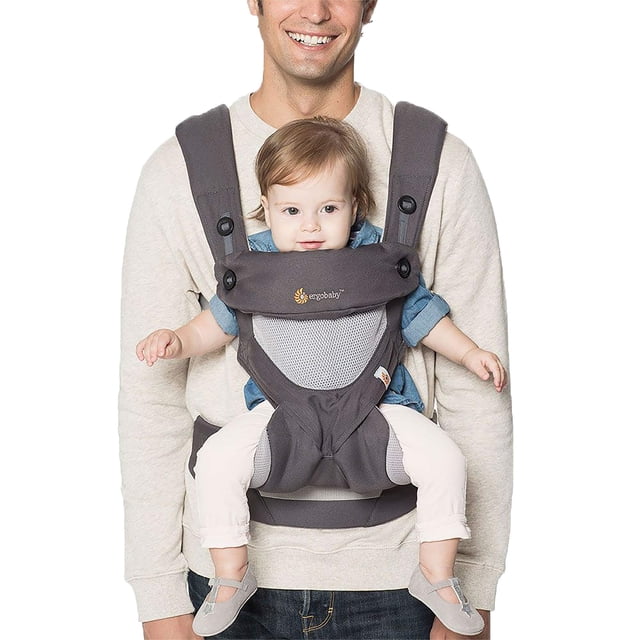 Portabebés Ergobaby 360 para todas las posiciones con soporte lumbar