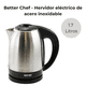 thumbnail image 3 of Tetera Eléctrica Better Chef Inalámbrico de Acero Inoxidable 1.7 Litros | Hervidor de Agua 7 Tazas Apagado Automático, 3 of 7