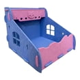 thumbnail image 3 of Rascador para gatos, cama tipo tumbona para gatos, multiusos, resistente al desgaste, mueble de juguete grueso. Azul, 3 of 8