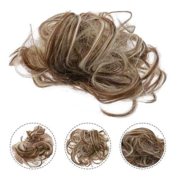 Pretyzoom Hair Extensions for Women Hair Extension Bun Hairpieces Synthetic Fabric 1Pack at Ball