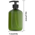 thumbnail image 2 of Riforla 4Pcs 300/500Ml Bathroom Soap Dispensers Shampoo Air Lotion Container Press Foam Bottle for Bath Soap Gel and Cosmetics Green 300ML, 2 of 3