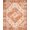 Rust Orange, Pattern 20, variant on Design&I 8'x10' Washable Area Rug Sleek Flatweave Pet Friendly Orange Burnt Vintage Scroll Border Ornate Decorative Terracotta for King Size Bedroom, Under Bed