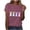 A31 Wine, variant on Mifsaly Short Sleeve T-Shirts Women Relaxed Fit Multi Pastel Bunnies Graphic Cotton tops Soft Breathable Casual Summer Basic Tees XL