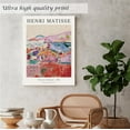 thumbnail image 3 of Induslyfe Large Framed Retro Vintage Wall Art Canvas Decor Set of 3, Matisse Wall Art Prints Poster Modern Art, Sage Green Aesthetic Floral Botanical wall art, bedroom living room bathroom 18x24, 3 of 6