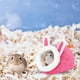 thumbnail image 1 of Nido de hámster erizo para mascotas, minicasa para dormir de animales (conejo rosa), 1 of 5