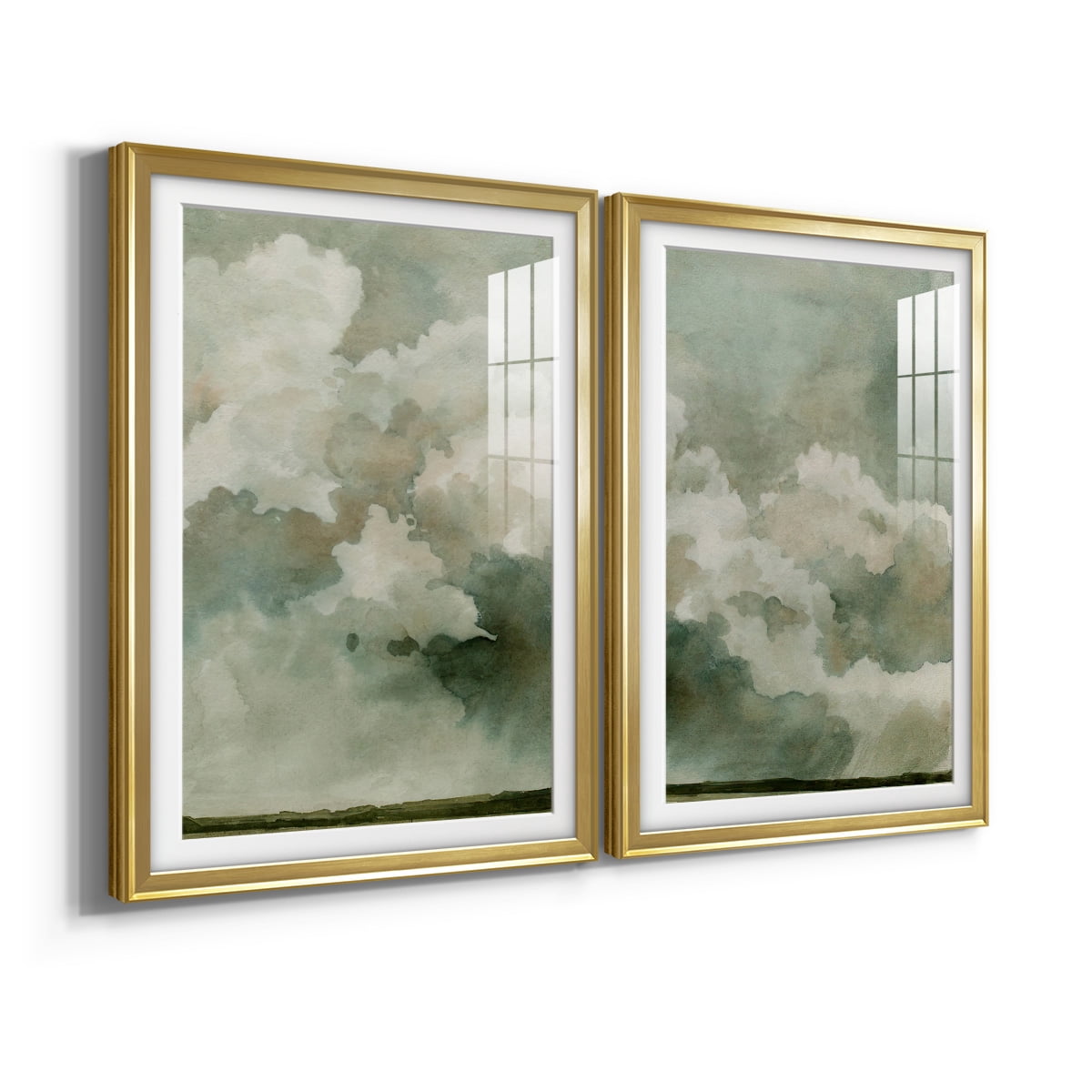 Wexford Home Coming Rain I Premium Framed Print, 22.5" x 30.5" - Ready to Hang, Gold (Set of 2)