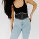 thumbnail image 4 of TEHAUX Cinturón Corset Ancho Negro Para Mujer Con Ajustable Sofisticado, 4 of 8